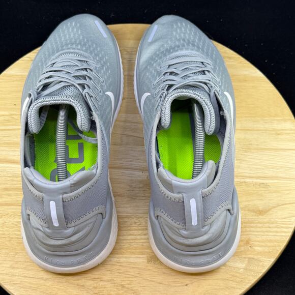 Nike Free Run RN 2018 Wolf Grey White Sneakers 942836-003 Mens Size 13 - Picture 9 of 10